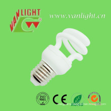 Half Spiral T2-9W Energy Saving Lamp CFL Bulb